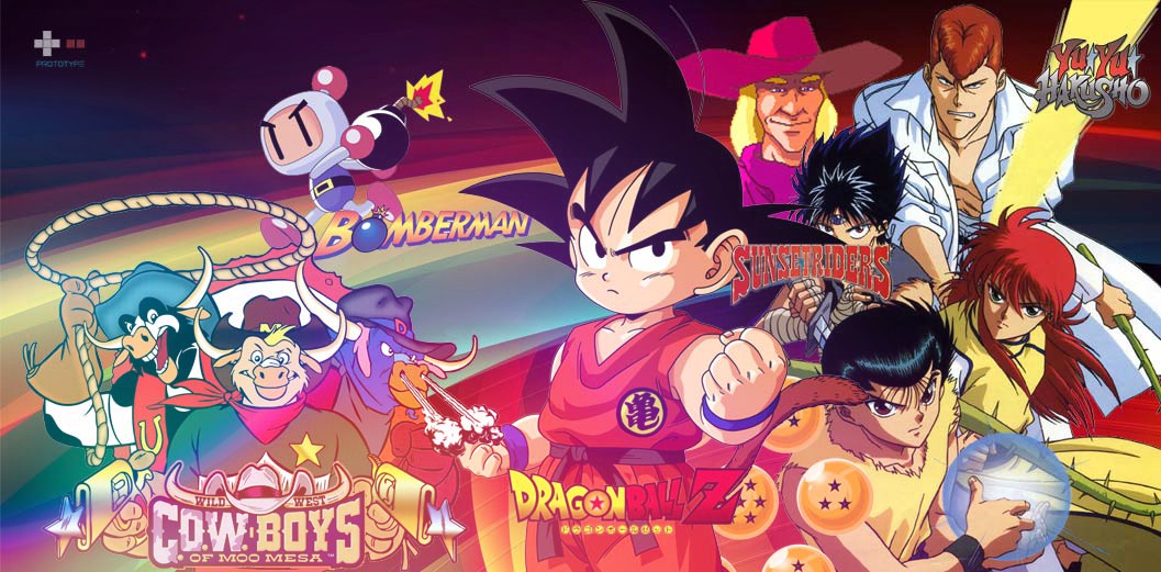 NEW GAMES: Dragon Ball Z2, Mega Bomberman, Sonic, Sunset Riders Yuyu Hakusho and much more!
